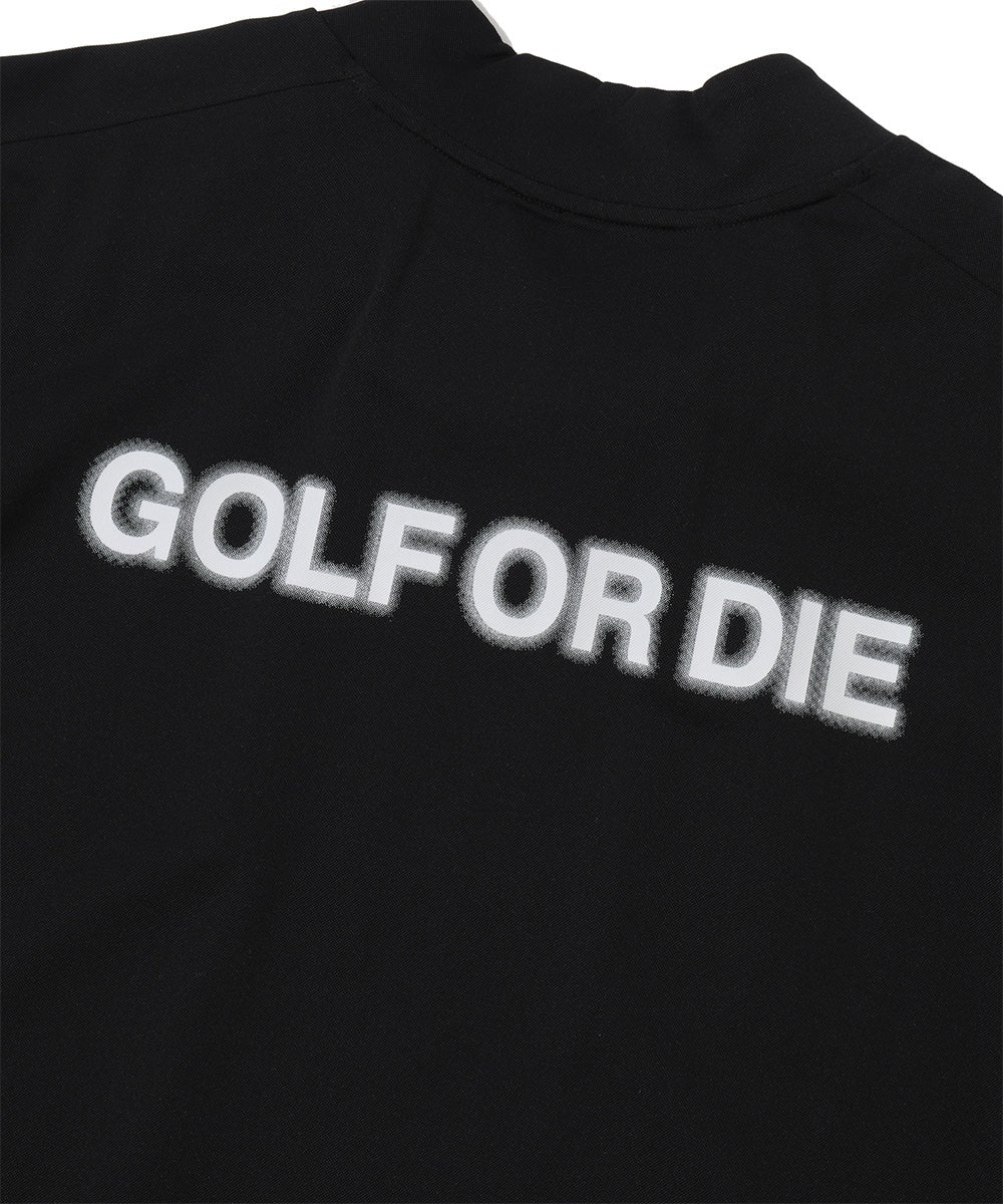 MARK&LONA MENS Icon Skull Stretch Nylon Piqué Mock