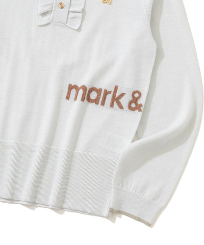 MARK&LONA WOMENS Celestial Sparkle Knit Polo