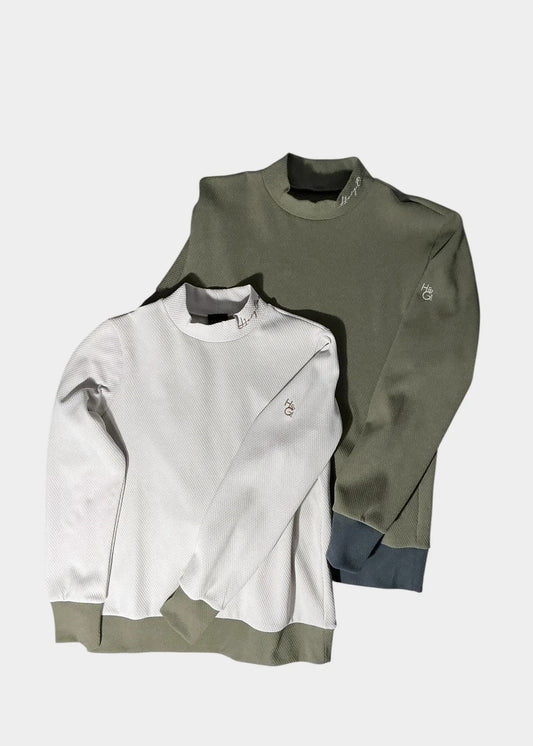 HERG1 WOMENS UV & Ultralight Thermal Knit Mock Neck