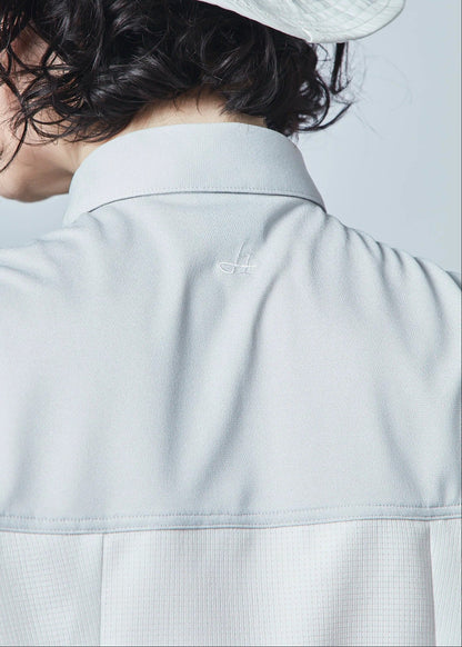 HERG1 WOMENS Piqué x Dot Air Flare Polo
