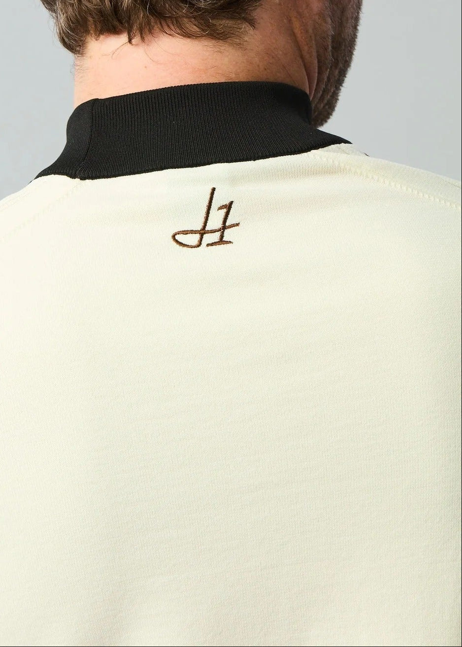 HERG1 MENS High Gauge Cable Knit High Neck Sweater