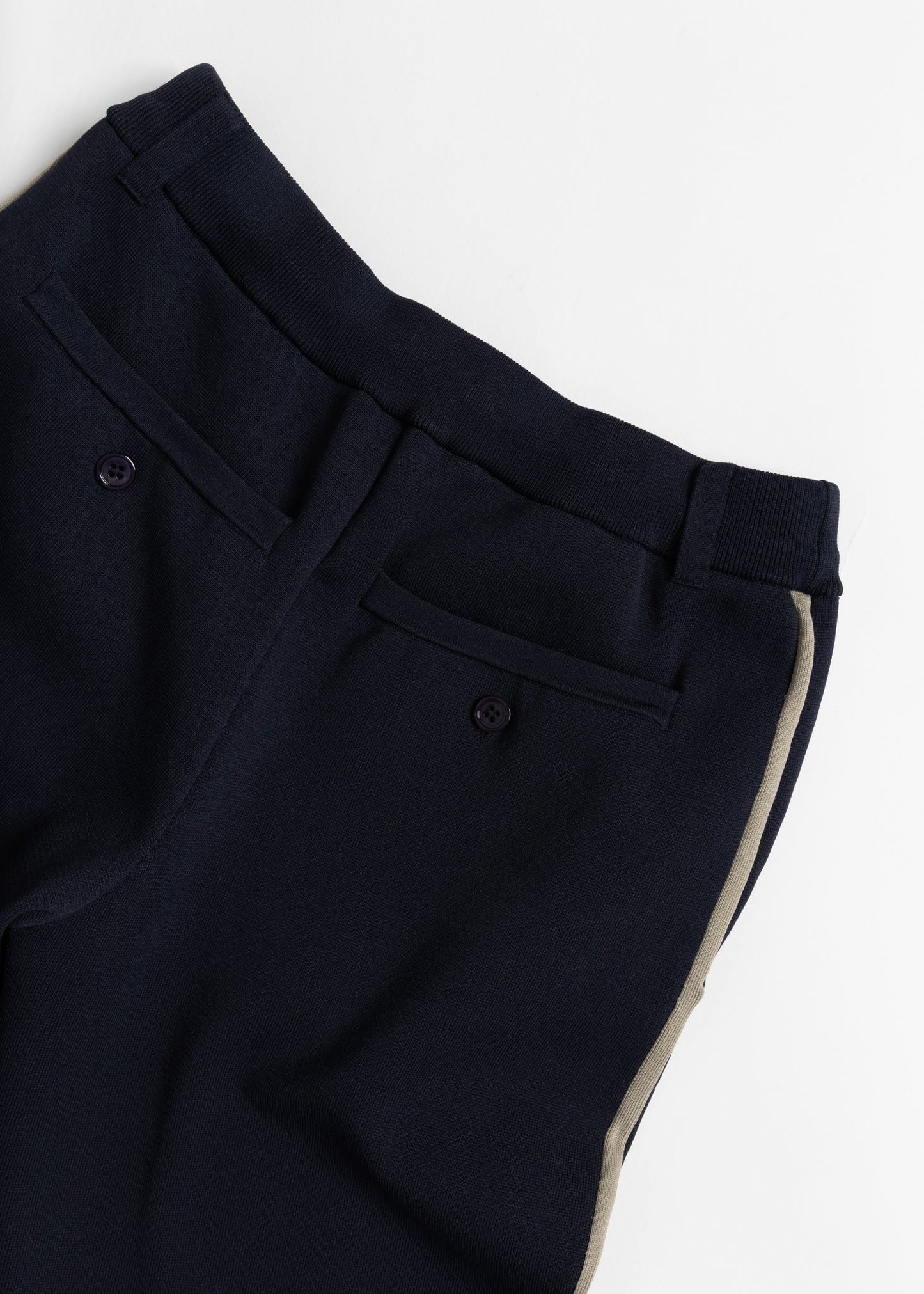 HERG1 MENS MILANO RIB KNIT CENTER PLEATED PANTS