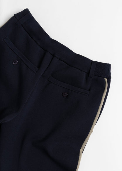 HERG1 MENS MILANO RIB KNIT CENTER PLEATED PANTS