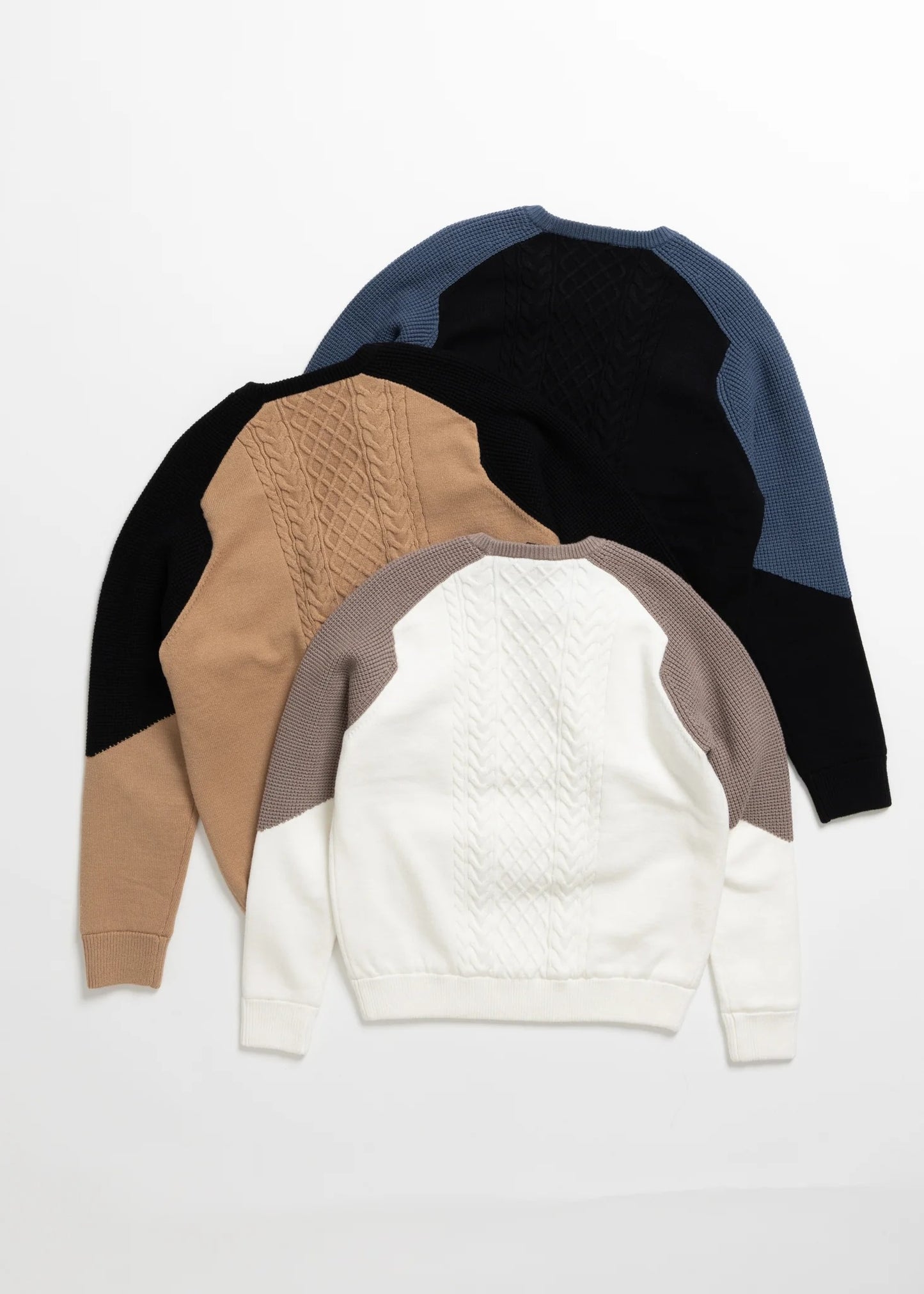 HERG1 MENS WAFFLE WINDPROOF SWEATER