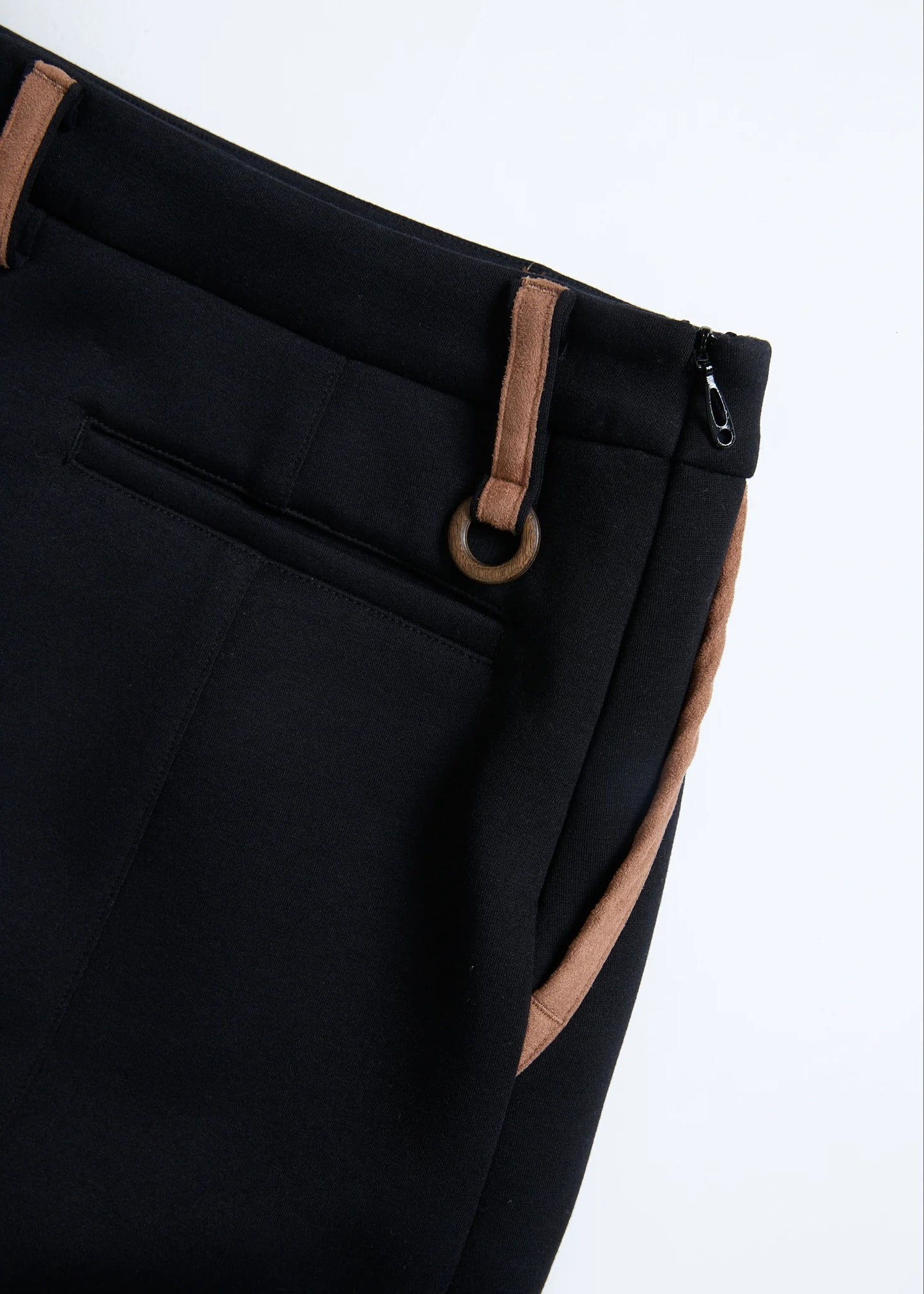 HERG1 WOMENS DOUBLE KNIT MULTI COLLOR SKIRT