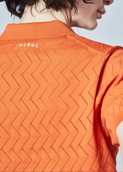 HERG1 WOMENS Skipper Mesh Knit Polo