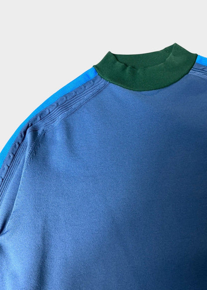 HERG1 MENS High Gauge Cable Knit High Neck Sweater