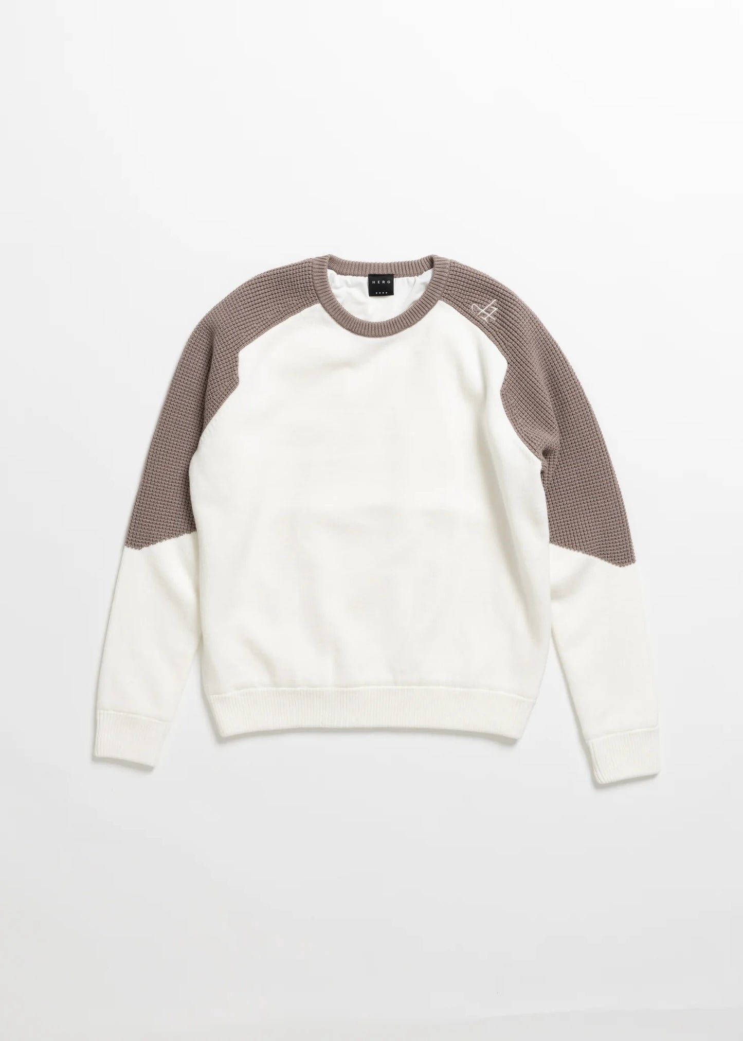 HERG1 MENS WAFFLE WINDPROOF SWEATER