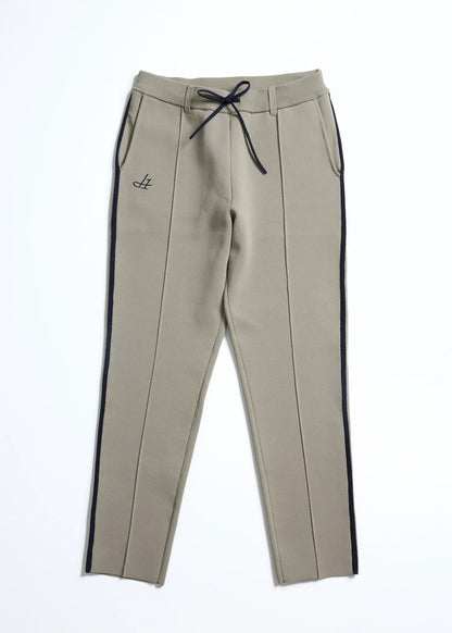 HERG1 WOMENS MILANO RIB KNIT CENTER PLEATED PANTS