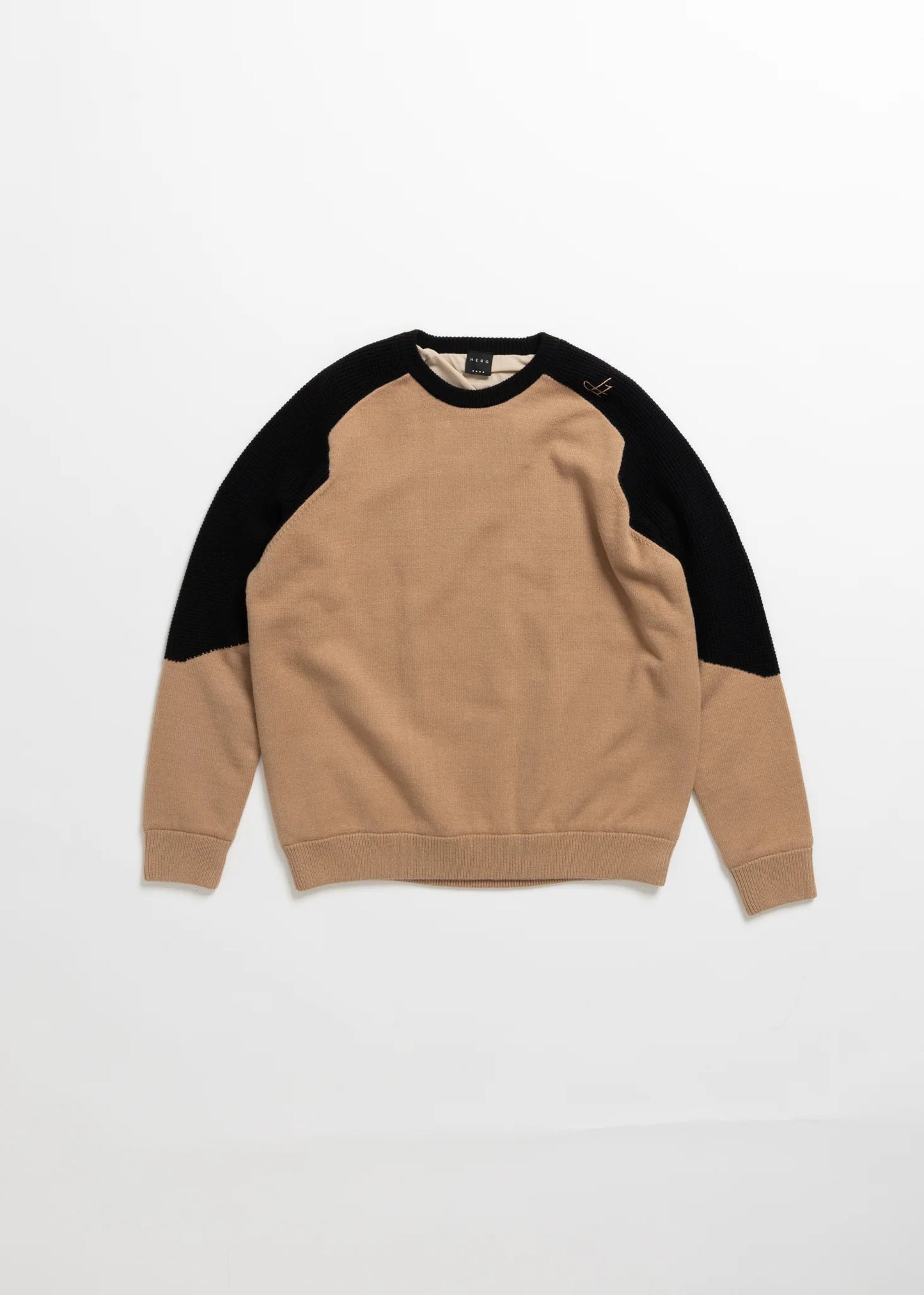 HERG1 MENS WAFFLE WINDPROOF SWEATER