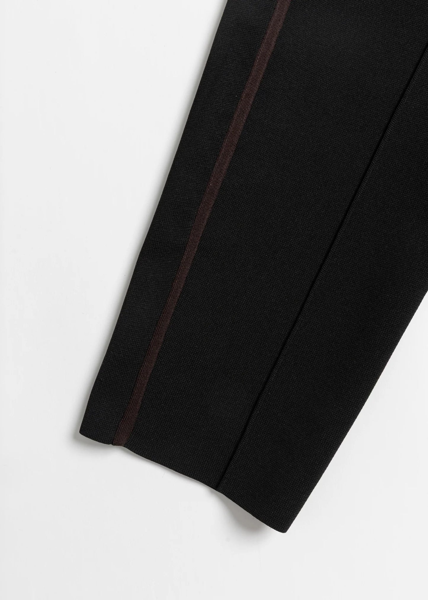 HERG1 MENS MILANO RIB KNIT CENTER PLEATED PANTS