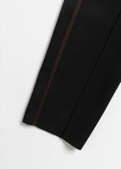 HERG1 MENS MILANO RIB KNIT CENTER PLEATED PANTS