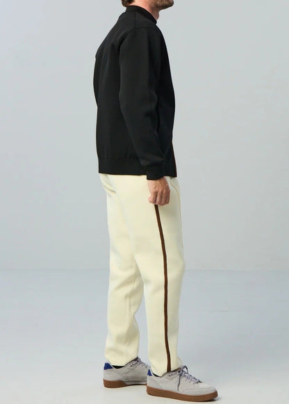 HERG1 MENS Milano Rib Knit Zip-Up Blouson