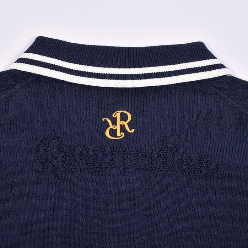 Resurrection WOMENS Mesh Logo Knit Polo Shirt