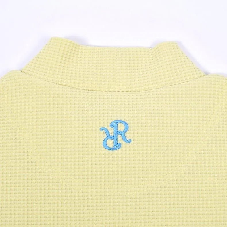 Resurrection WOMENS  Silicon Tag Waffle Mock Neck (Relax Fit)