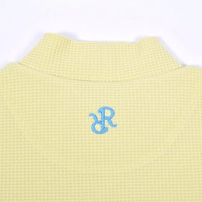 Resurrection WOMENS  Silicon Tag Waffle Mock Neck (Relax Fit)