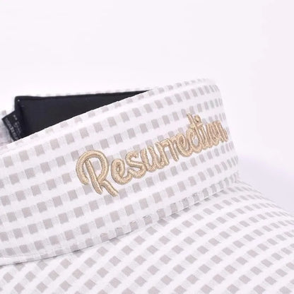 Resurrection WOMENS Wide Brim Sunvisor (With Hair Scrunchie)