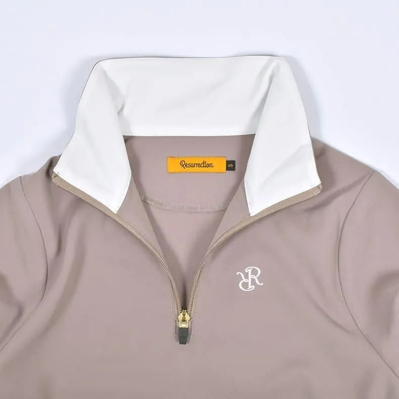Resurrection WOMENS Detachable Half-Zip Shirt