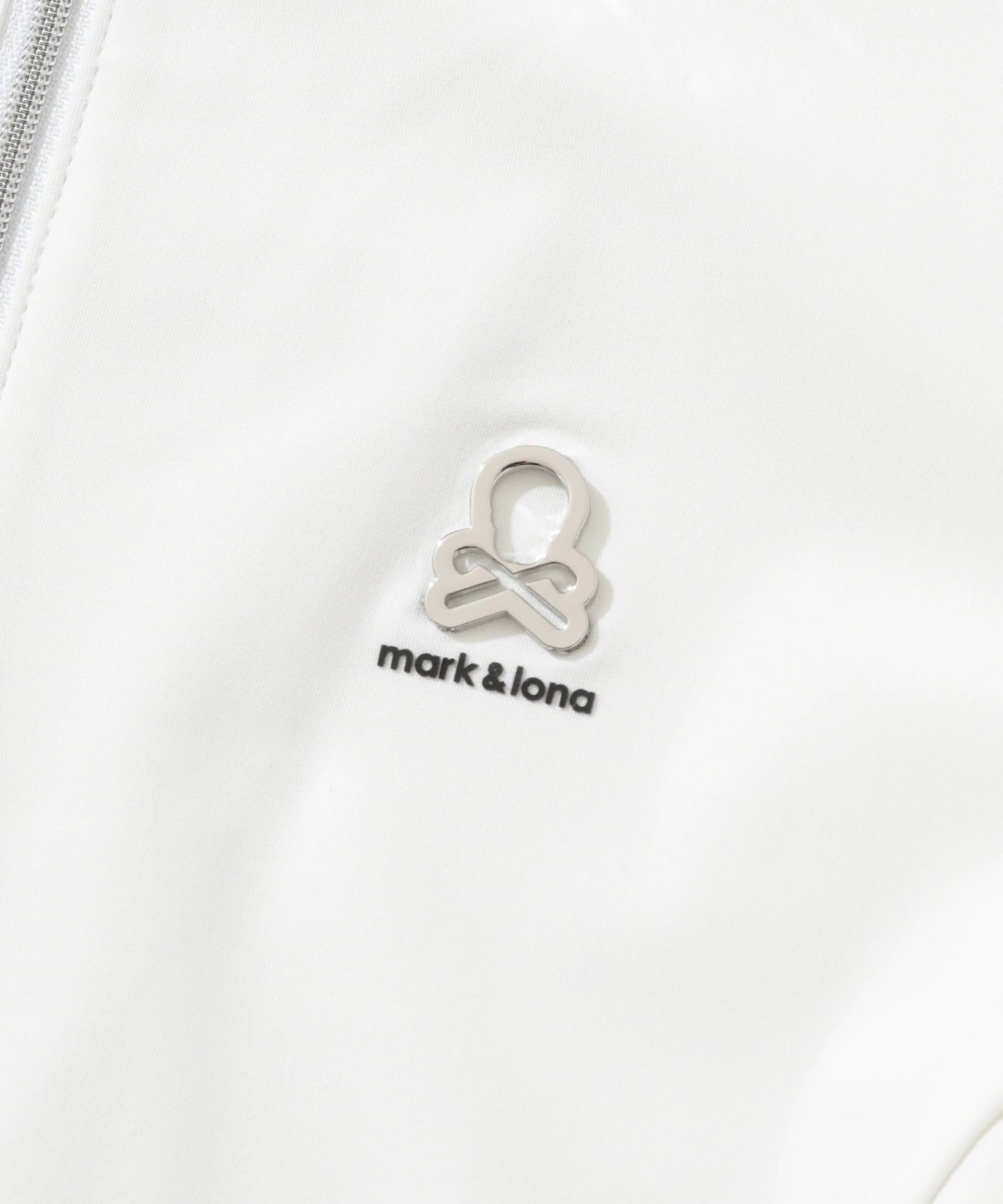 MARK&LONA WOMENS Noble Swarovski Zip Polo