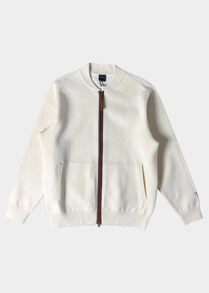 HERG1 MENS Milano Rib Knit Zip-Up Blouson