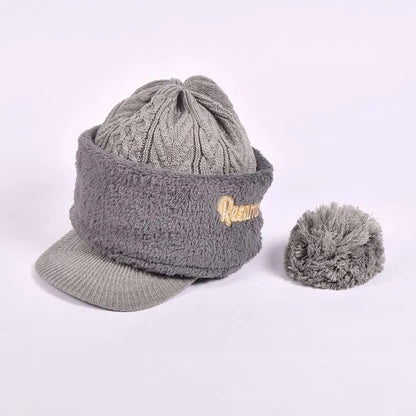 Resurrection MENS Visor Knit Cap (With a Neck warmer)
