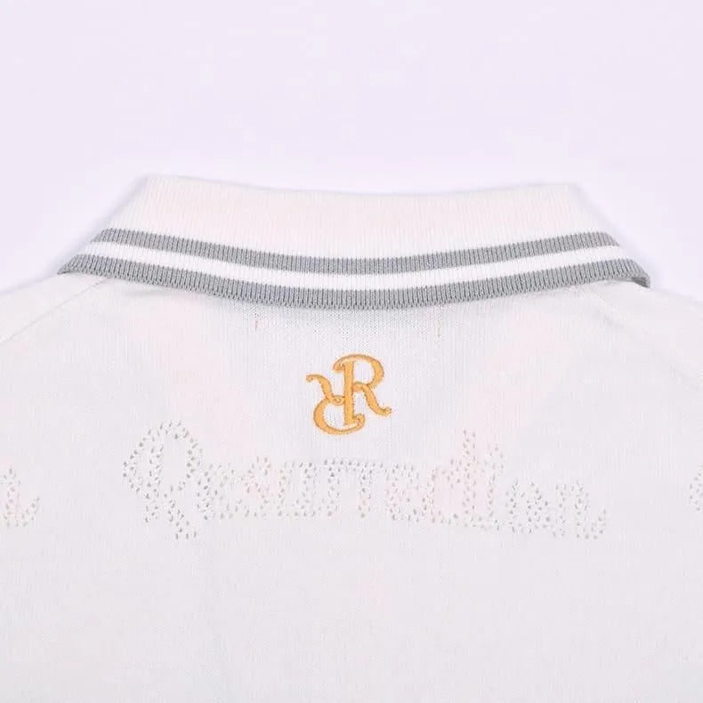 Resurrection WOMENS Mesh Logo Knit Polo Shirt