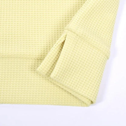 Resurrection WOMENS  Silicon Tag Waffle Mock Neck (Relax Fit)