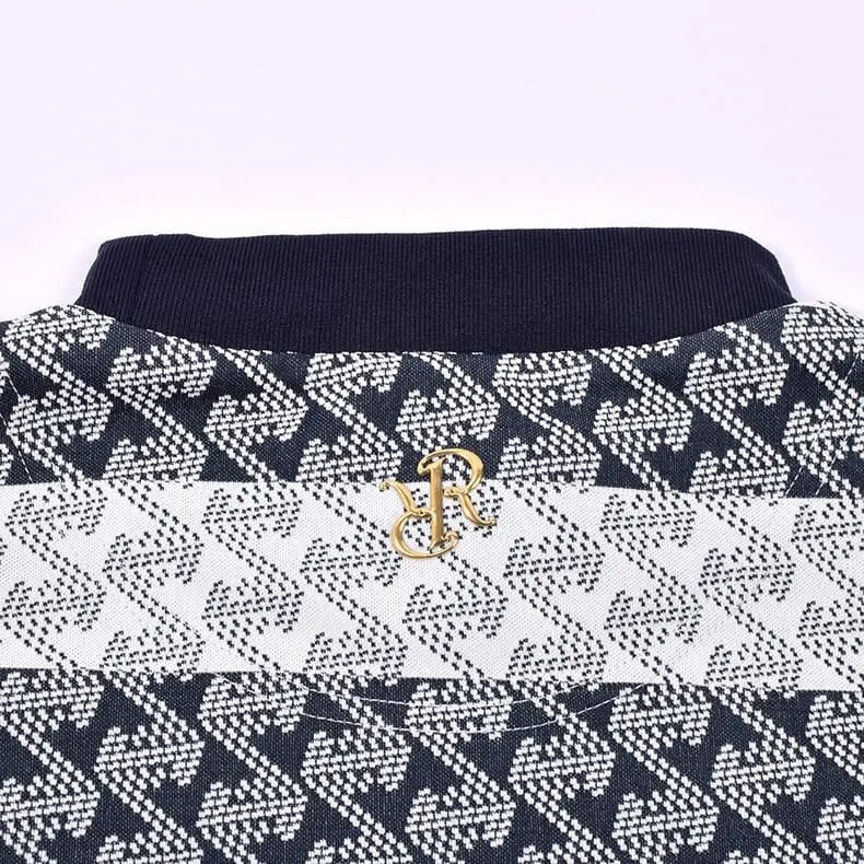 Resurrection MENS GM Striped Jagard Mock Neck