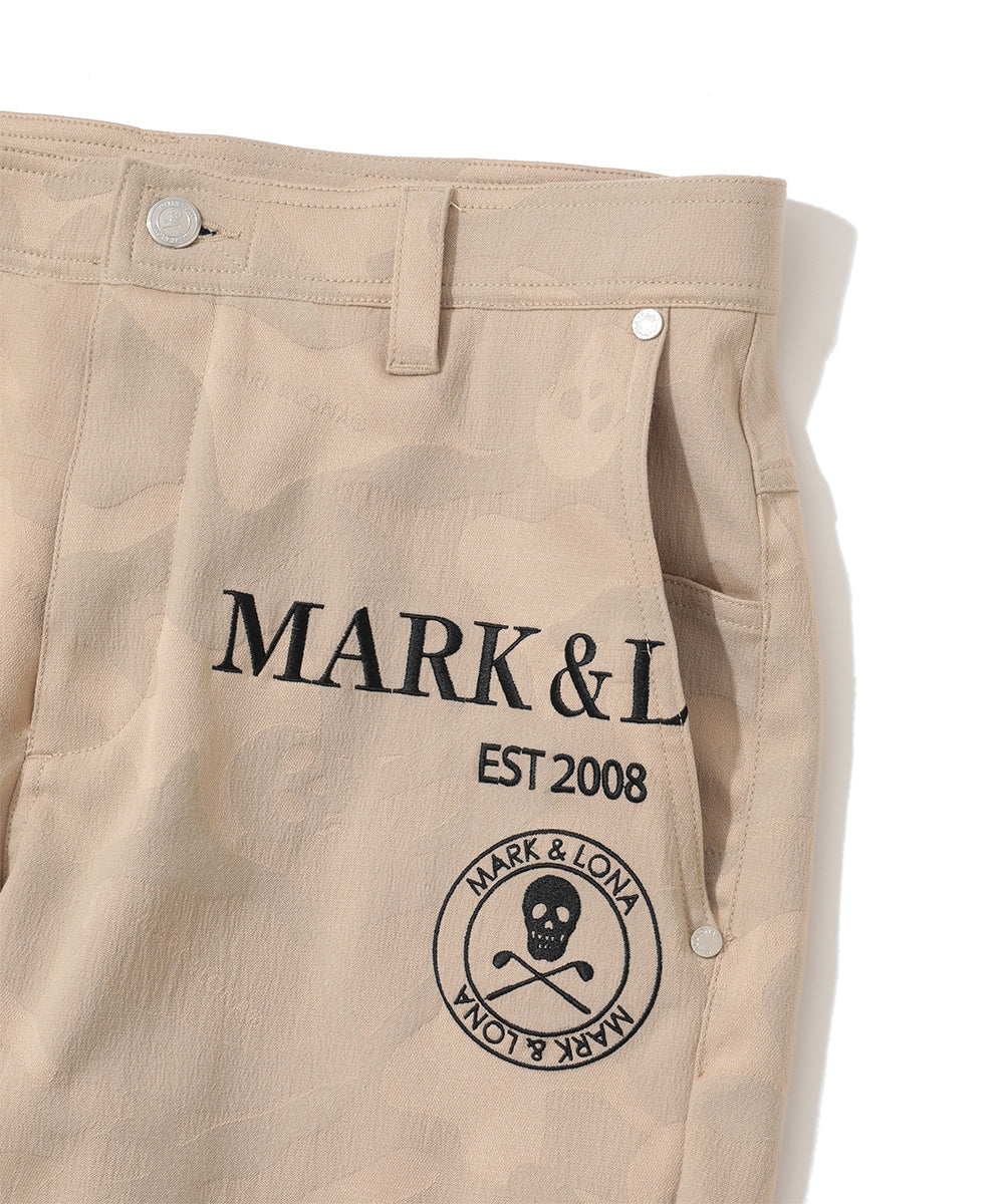 MARK&LONA MENS Gauge Utility Camo Jacquard Shorts