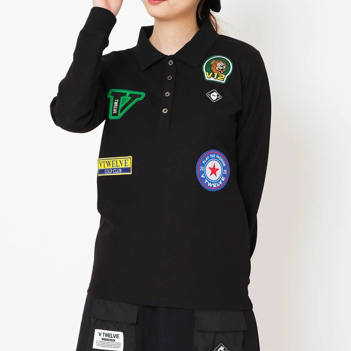 V12 WOMENS WAP L/S POLO