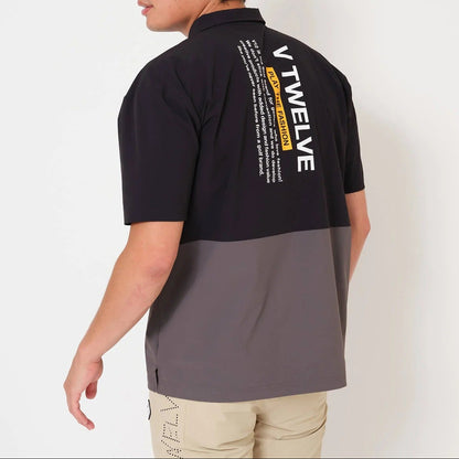 V12 MENS EXP ZIP POLO