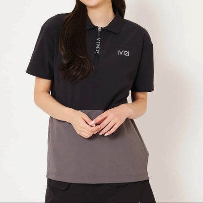 V12 WOMENS EXP ZIP POLO
