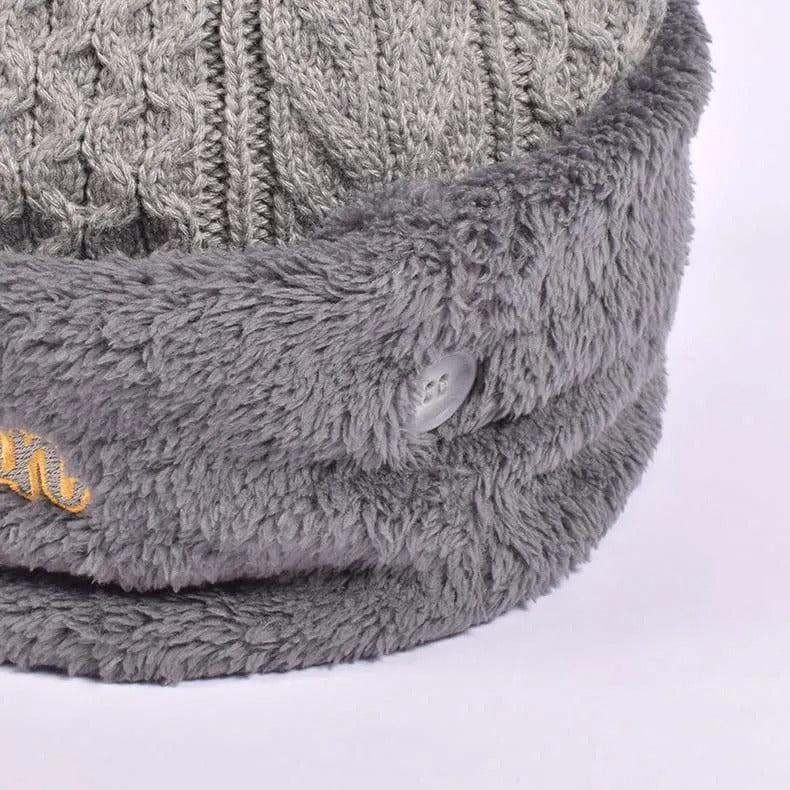 Resurrection MENS Visor Knit Cap (With a Neck warmer)