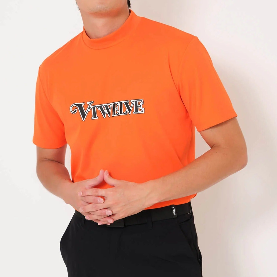 V12 MENS DOUBLE LOGO MOCK