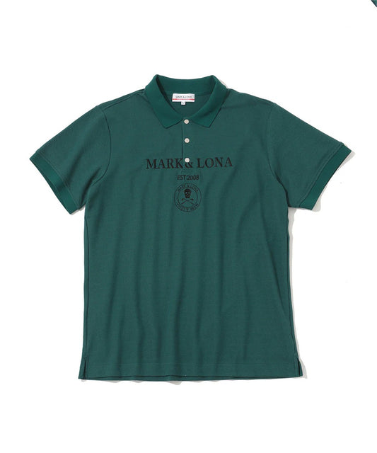 MARK&LONA MENS Gauge Camouflage Jacquard Polo