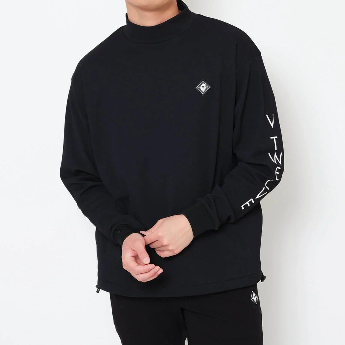V12 MENS RELAX L/S MOCK