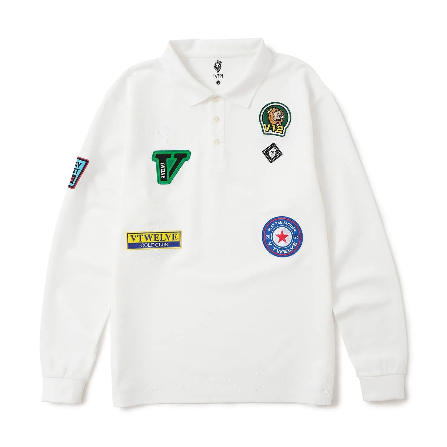 V12 MENS WAP L/S POLO