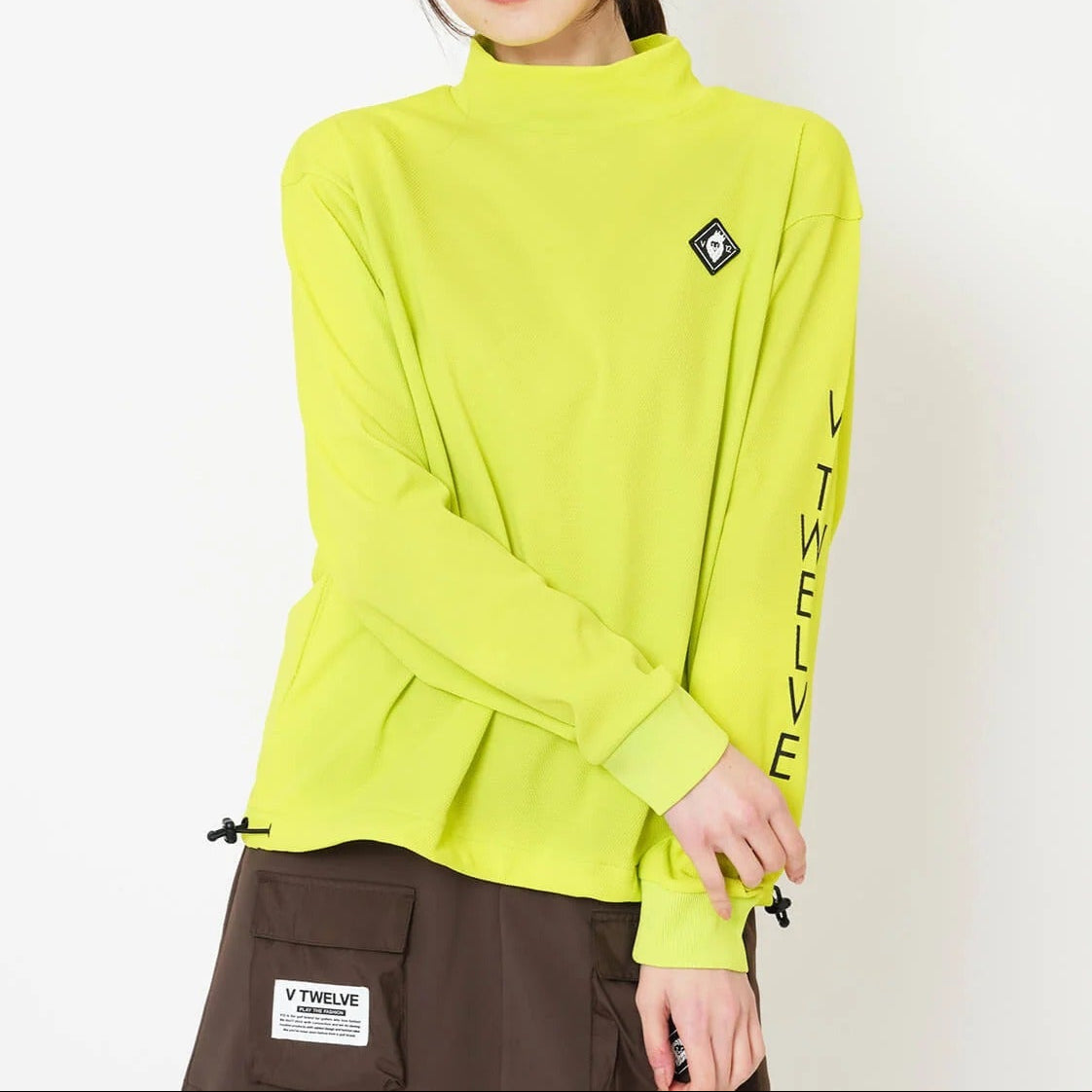 V12 WOMENS RELAX L/S MOCK