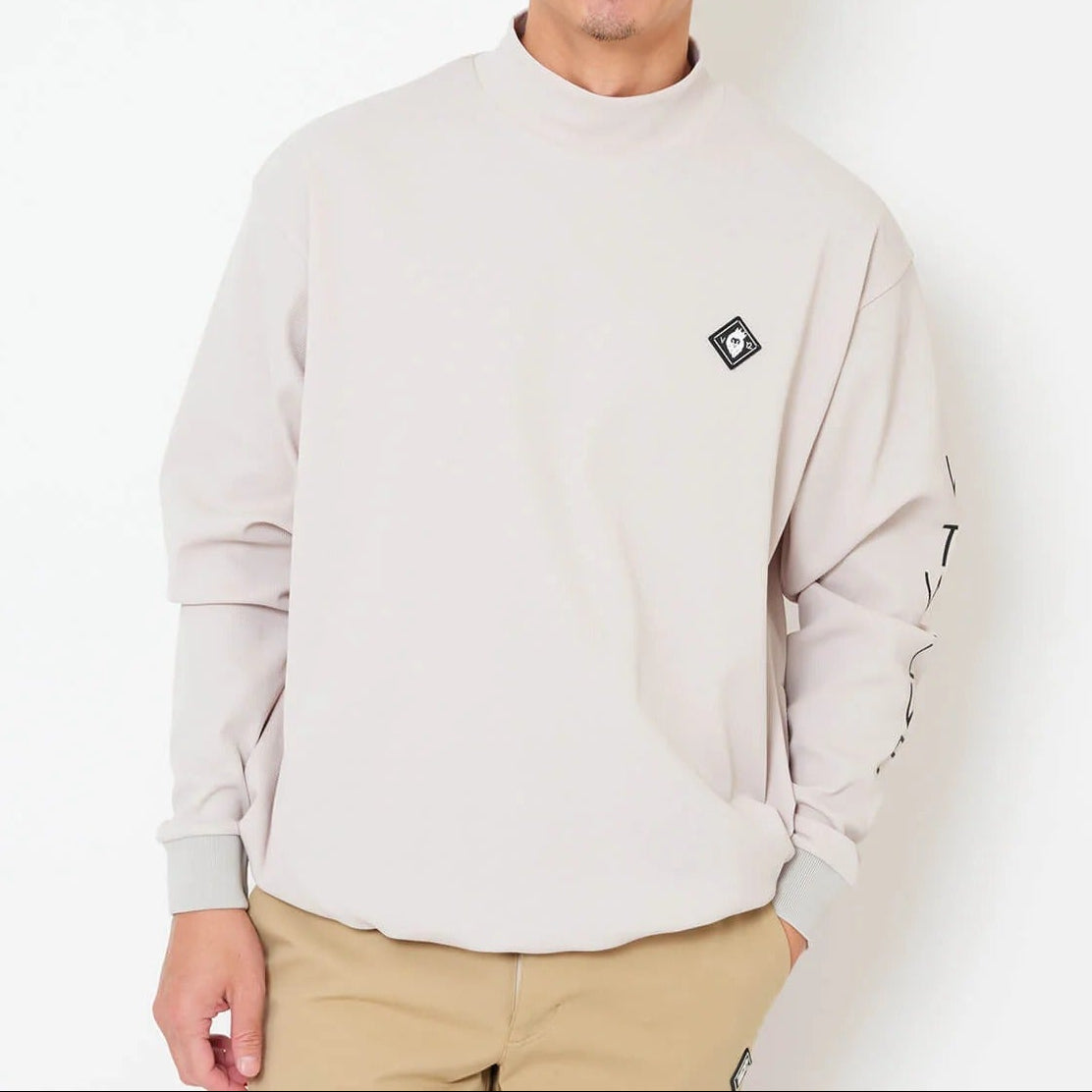 V12 MENS RELAX L/S MOCK