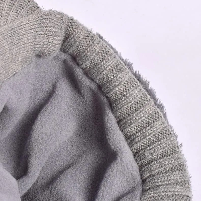 Resurrection MENS Visor Knit Cap (With a Neck warmer)