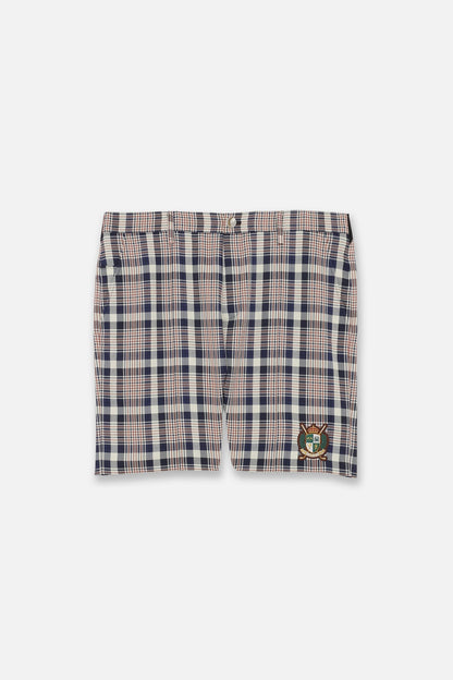 BELLMORE MENS CHECK SHORT PANTS