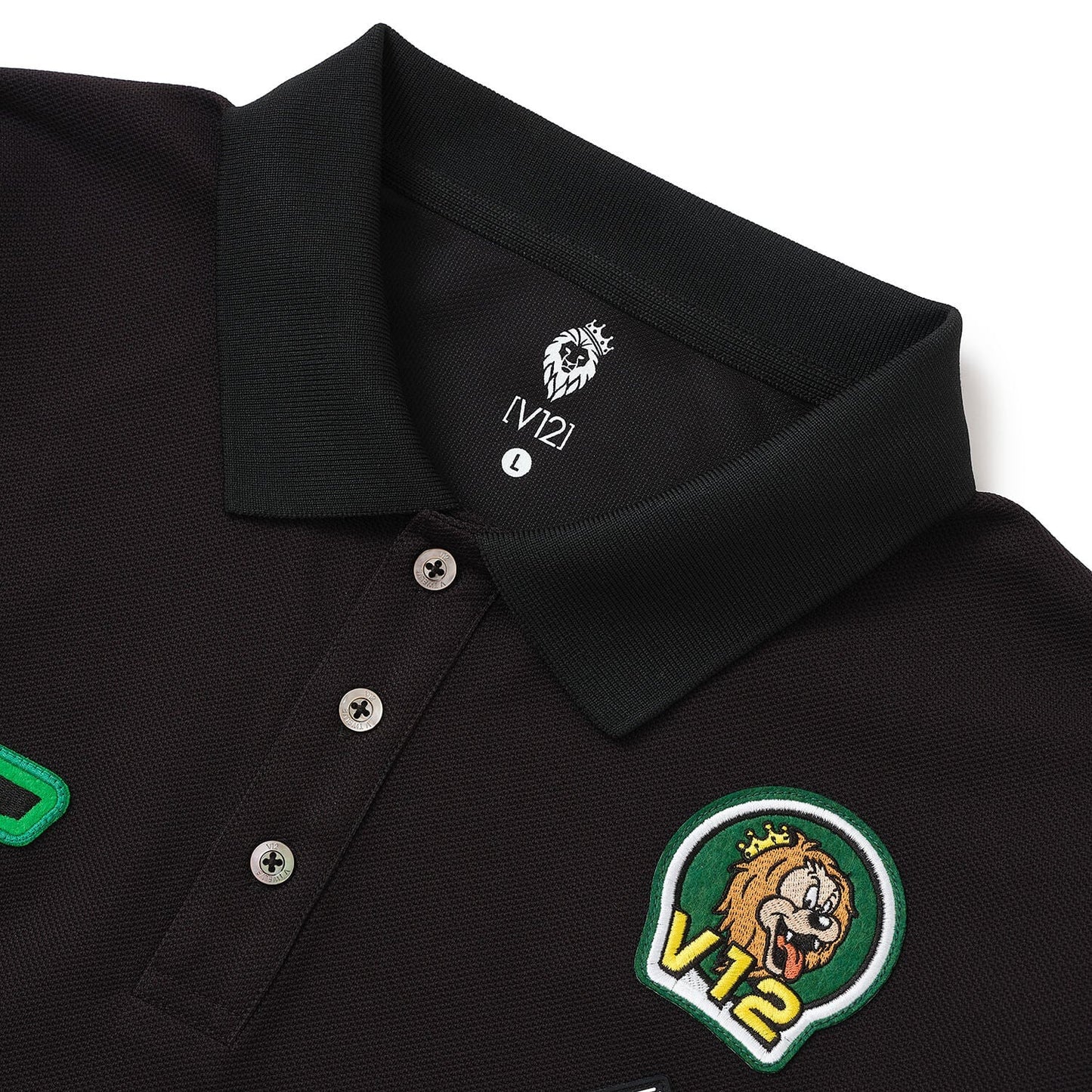 V12 MENS WAP L/S POLO