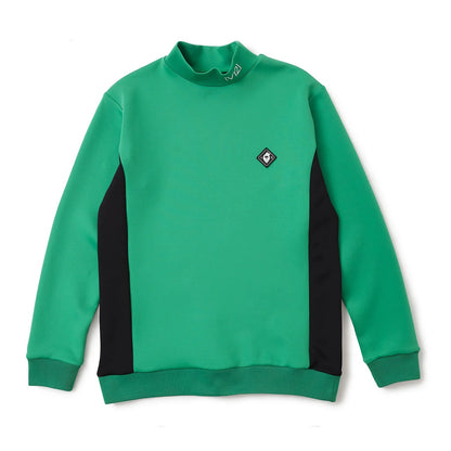 V12 MENS DOT RIB L/S MOCK