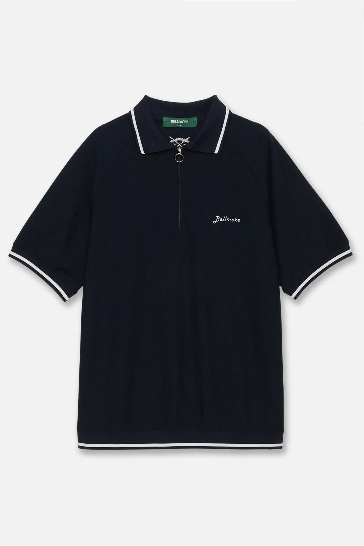 BELLMORE MENS JACQUARD S/S POLO SHIRTS