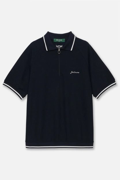BELLMORE MENS JACQUARD S/S POLO SHIRTS