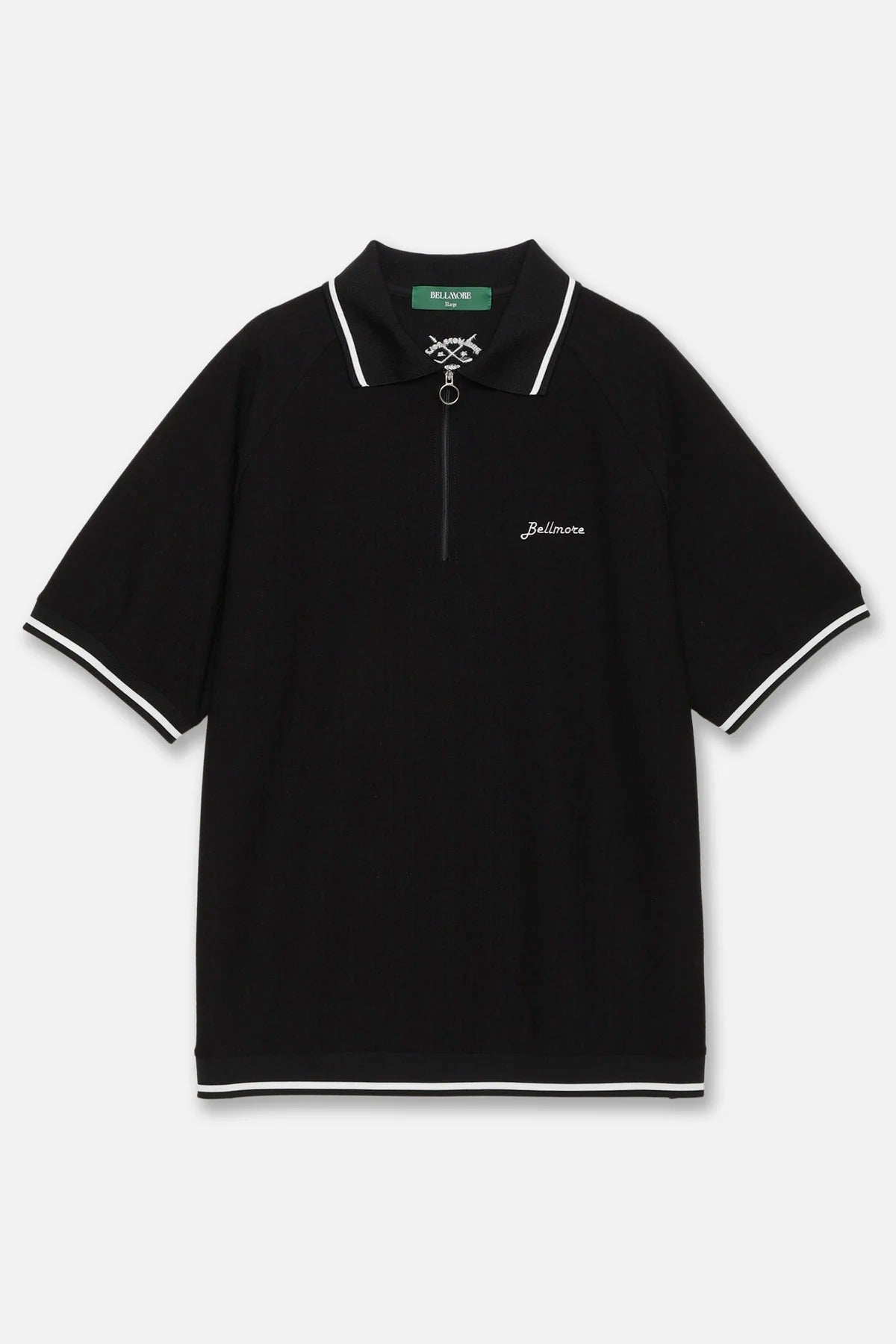 BELLMORE MENS JACQUARD S/S POLO SHIRTS