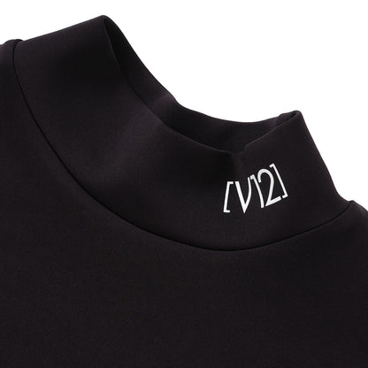 V12 MENS DOT RIB L/S MOCK