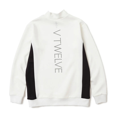 V12 MENS DOT RIB L/S MOCK