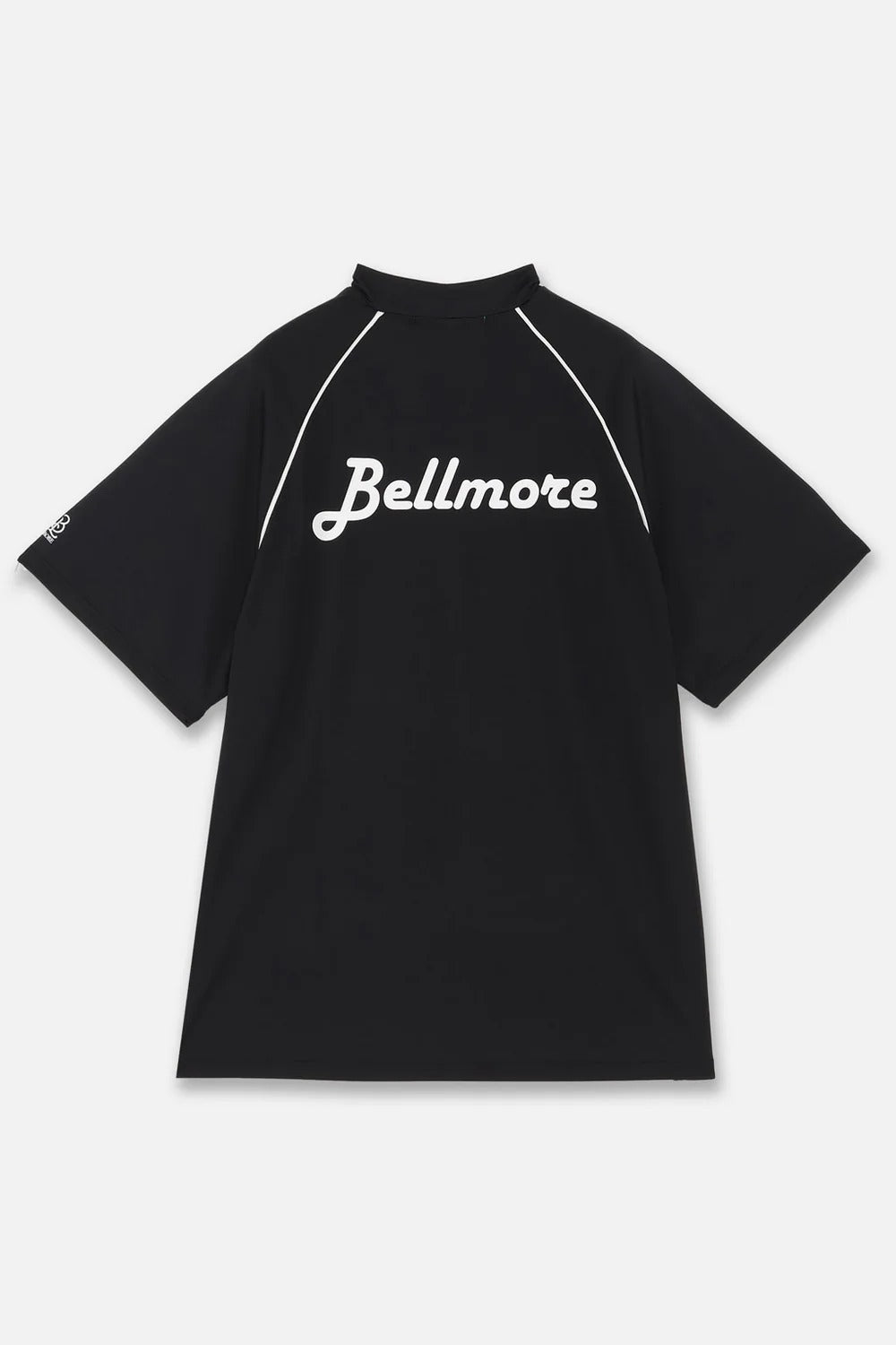 BELLMORE MENS PIPING LOGO S/S MOCK NECK