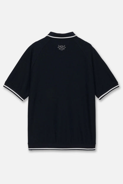 BELLMORE MENS JACQUARD S/S POLO SHIRTS